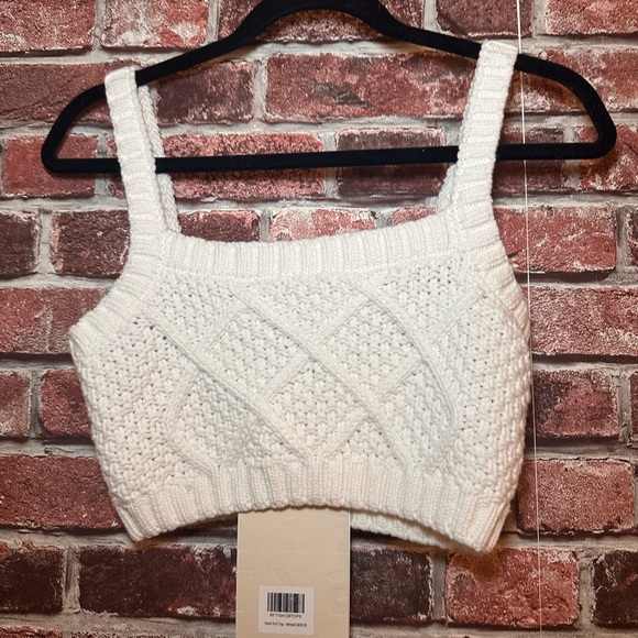 SABO SKIRT venti knit top - white/small - Picture 2 of 3